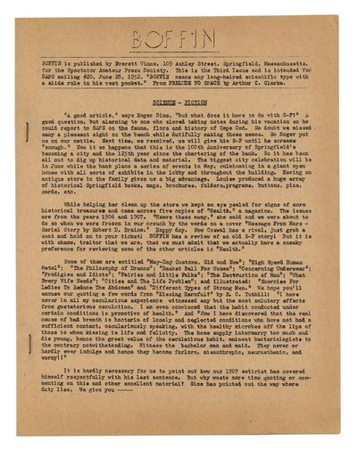 Boffin: Number 3. June, 1952