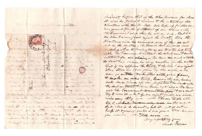 Letter from Native American minister...