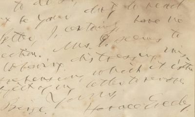 Horace Greeley, Who Would Sign the Bail Bond for Jefferson Davis, Writes Mrs. Davis and the Union General Overseeing the Davis Family, Insisting That Davis Was Not Guilty of Lincoln's Assassination and that He Be Given a Prompt and Fair Trial