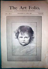 cover of The Art Folio for April 1884 Popular Vintage Monthly Magazine