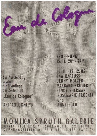 Eau de Cologne (Exhibition Poster)