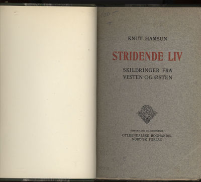 Stridende liv. Skildringer fra vesten og østen (photo 2)