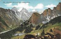 Lakes Agnes, Mirror, Louise and Laggan, Alberta, Canada on 1930s HHT Postcard de HHT - ca 1930s