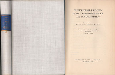 BRIEFWECHSEL ZWISCHEN JACOB UND WILHELM GRIMM AUS…