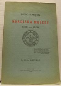 Meddelanden från nordiska museet 1899 och 1900.…