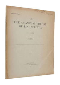 On the Quantum Theory of Line-Spectra. Part II, On the Hydrogen Spectrum. - [AUTHOR'S OFFPRINT -...