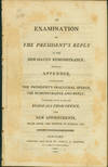 Jefferson's Response to the New Haven Merchants' Remonstrance, and his First Inaugural Address