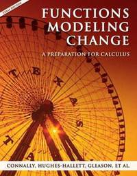Functions Modeling Change: A Preparation for Calculus