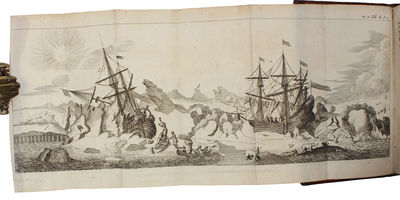 Recueil de voiages au nord, contenant divers memoires tres utiles au commerce & à la navigation. vol. 1 & 2.  (Included: "Relation de L'Islande & "Journal d'un Voyage au Spitzbergen et au Groenlandt"). - [RARE WORK ON VARIOUS TRAVELS IN THE NORTH] (photo 5)