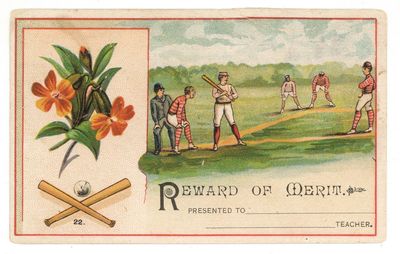 [Early Baseball]: Reward of Merit