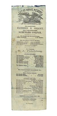 [Broadside] Let Us Have Peace! To The Polls for Grant & Colfax!