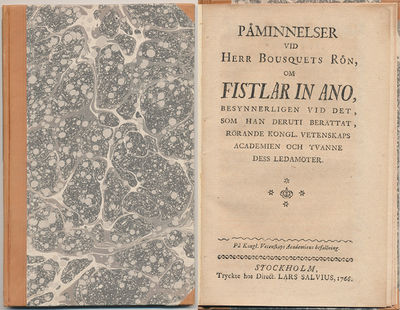 Påminnelser vid herr Bousquets rön, om fistlar in…