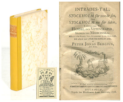 Inträdes-tal, om Stockholm för 200 år sen, och…