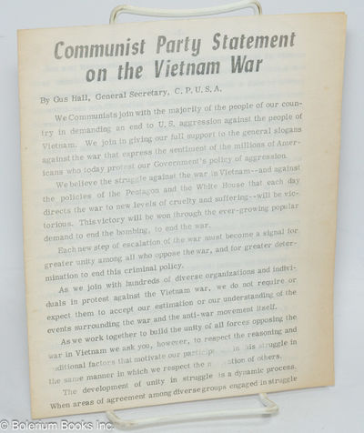 Communist Party Statement on the Vietnam War