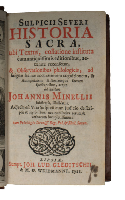 Historia sacra, ubi textus, collatione instituta cum antiquissimis editionibus, accurate recensetur (photo 2)