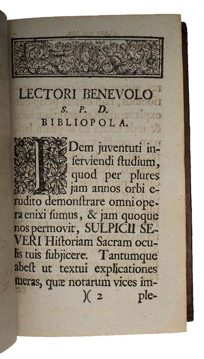 Historia sacra, ubi textus, collatione instituta cum antiquissimis editionibus, accurate recensetur (photo 3)