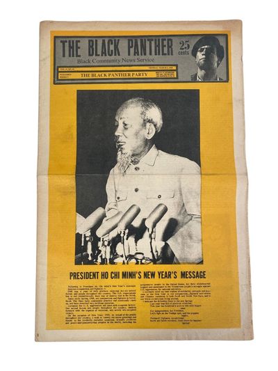 Anti-Imperialist Struggle in The Black Panther Newspaper, 1969 Issue on Ho Chi Minh, Labor Strikes, and Black Women in the Revolution