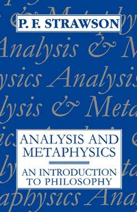 Analysis and Metaphysics: An Introduction to Philosophy