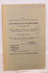 image of James P. Mitchell, Secretary of Labor, United States Department of Labor, petitioner, v. H.B. Zachry Company. Petition for a writ of certiorari to the United States Court of Appeals for the Fifth Circuit. J. Lee Rankin, solicitor general