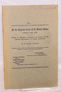 James P. Mitchell, Secretary of Labor, United States Department of Labor, petitioner, v. H.B....