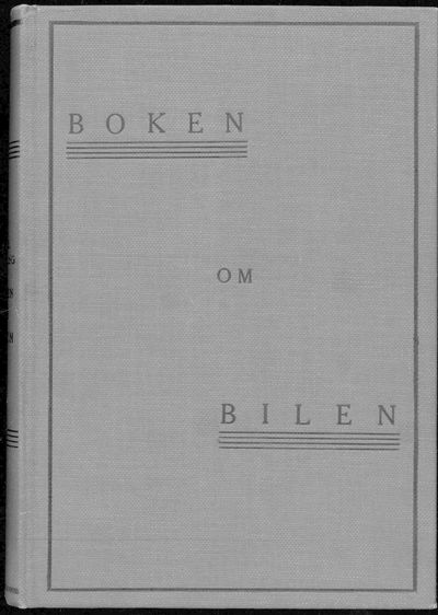 Boken om bilen.
