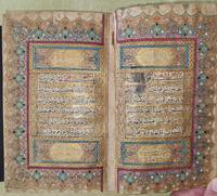 image of Fine Qur'an ( Quran ) manuscript copied by a well known Ottoman calligrapher (The first known work by him to be exist) مصحف مخطوط بيد الخطاط العثماني المعروف شمس الدين بن سليمان من تلاميذ السيد عبدالله المعروف يدي قوله لى