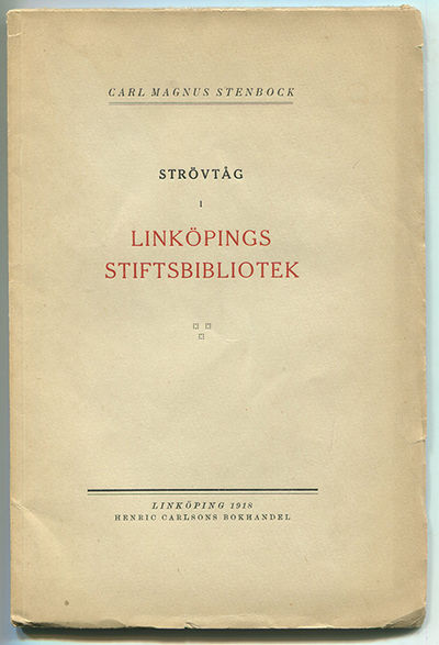 Strövtåg i Linköpings stiftsbibliotek.