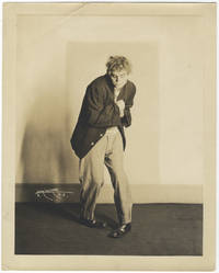 Original full-length role portrait photograph of the prominent American baritone as Tonio in Leoncavallo's Pagliacci together with cut signature laid down to ivory paper mount