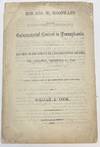 HON. GEO. W. WOODWARD AND THE GUBERNATORIAL CONTEST IN PENNSYLVANIA. REVIEW OF HIS SPEECH IN INDEPENDENCE SQUARE, PHILADELPHIA, DECEMBER 13, 1860. A TRUE EXPOSITION OF HIS PRINCIPLES AND PURPOSES
