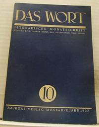 Das Wort. 10/1937. Literarische Monatsschrift.