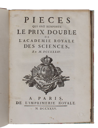 Essai d'une nouvelle Physique celeste. Servant à expliquer les principaux Phenomenes du Ciel, & en particulier la cause physique de l'inclinaison des Orbites des Planetes par rapport au plan de l'Equateur du Soleil. Qui a partagé le Prix doub... (photo 2)