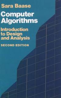 cover of Computer Algorithms : Introduction to Design and Analysis