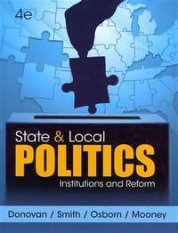 State and Local Politics: Institutions and Reform