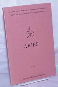 image of Aries. No 16. Association pour la Recherche et l'Information sur l'Esoterisme