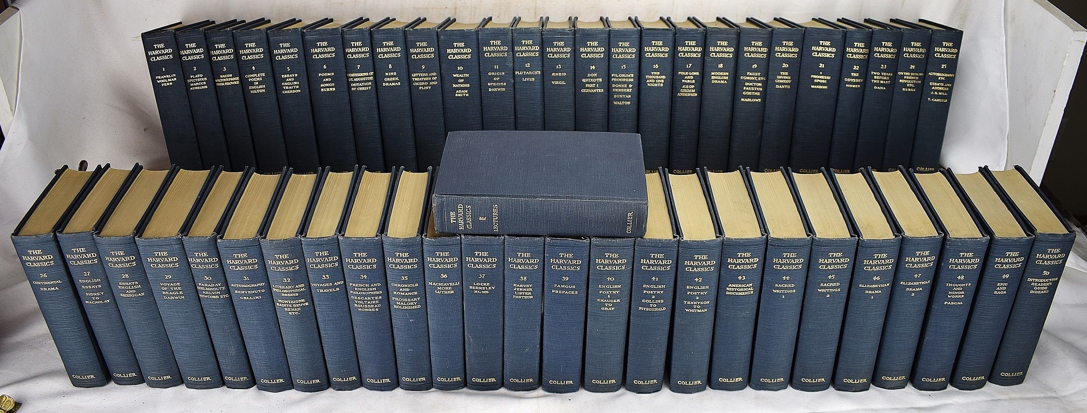 Harvard Classics Complete Set 51 Volumes First Edition (The Five