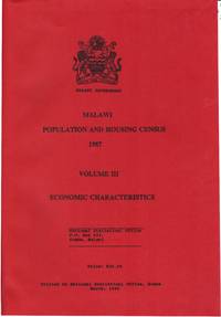 MALAWI : Population and Housing Census, 1987 Volume  III