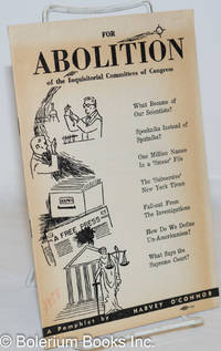 image of For abolition of the inquisitorial committees of Congress