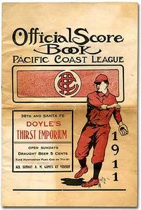 : Pacific Coast League, 1911. Softcover. Very Good. Octavo. pp. Stapled wrappers. One horizontal fol...