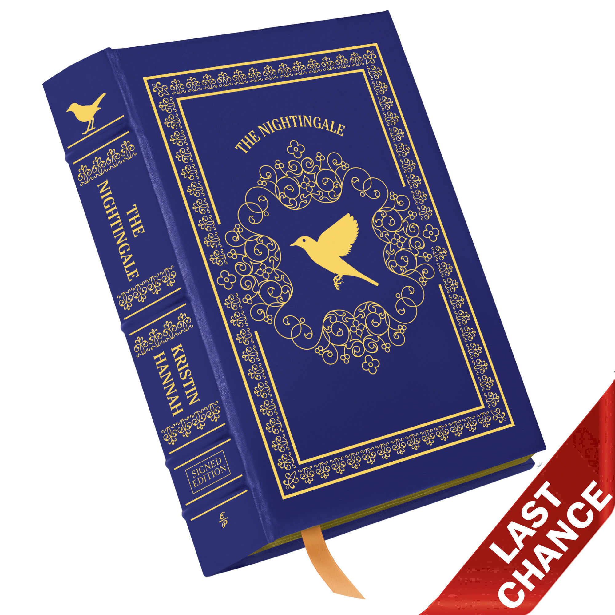 The Nightingale ~ SIGNED LEATHER-BOUND EASTON PRESS by Hannah