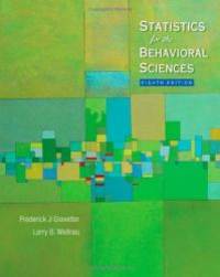 image of Statistics for the Behavioral Sciences