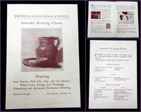 Rhode Island School of Design Saturday Morning Class Brochure