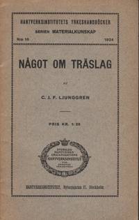 NÅGOT OM TRÄSLAG.
