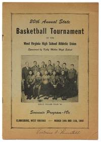 image of 20th Annual State Basketball Tournament of the West Virginia High School Athletic Union Sponsored by Kelly Miller High School, Souvenir Program. Clarksburg, West Virginia, March 10th and 11th, 1944