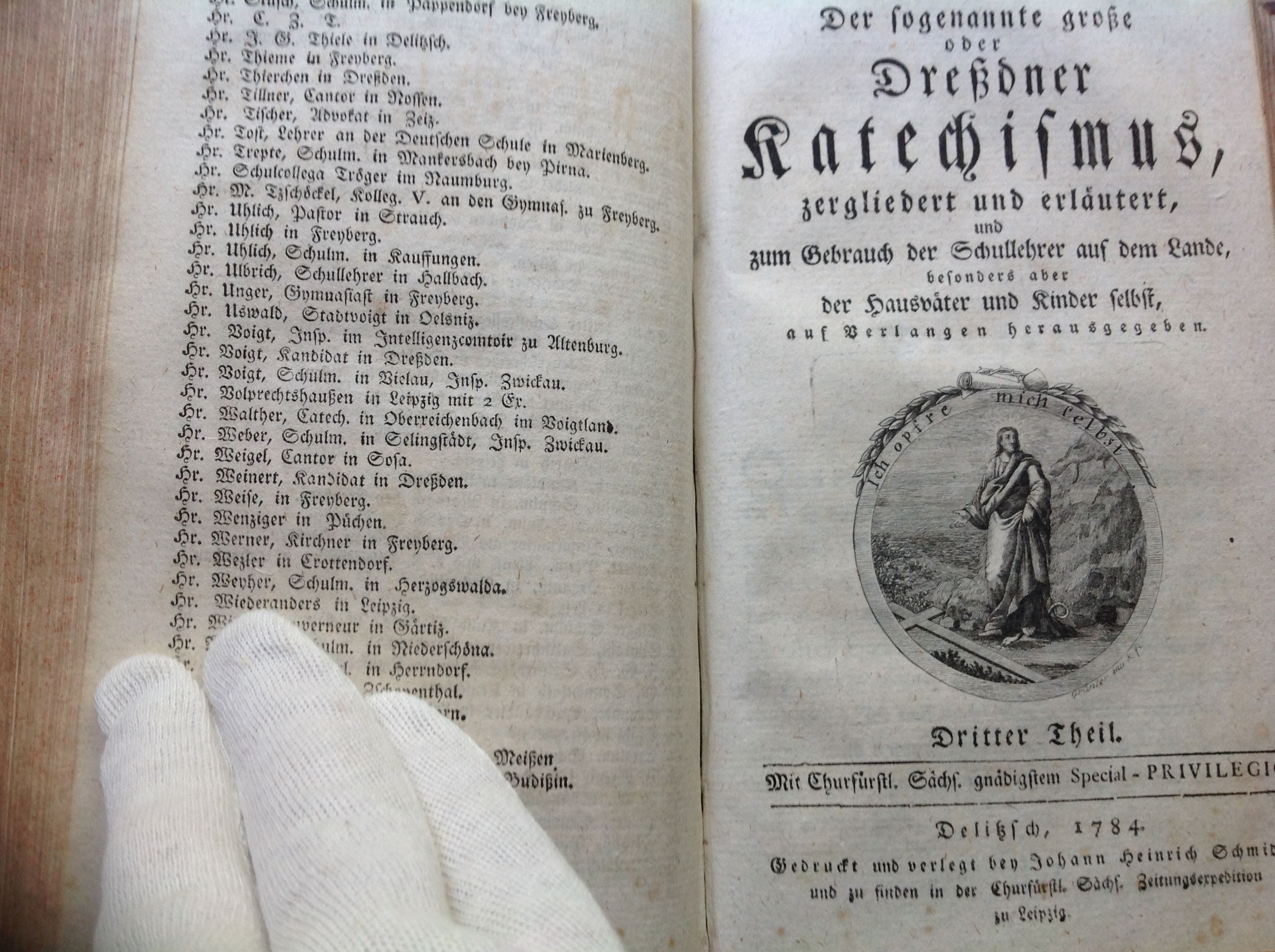 Der sogenannte Große oder Dresdner Katechismus s by Unbekannt 1783