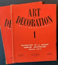 Art et Decoration et L'Architecte: Decoration de la Maison Mobilier, Architecture Beaux-Arts (The 1936 First 2 Isues)