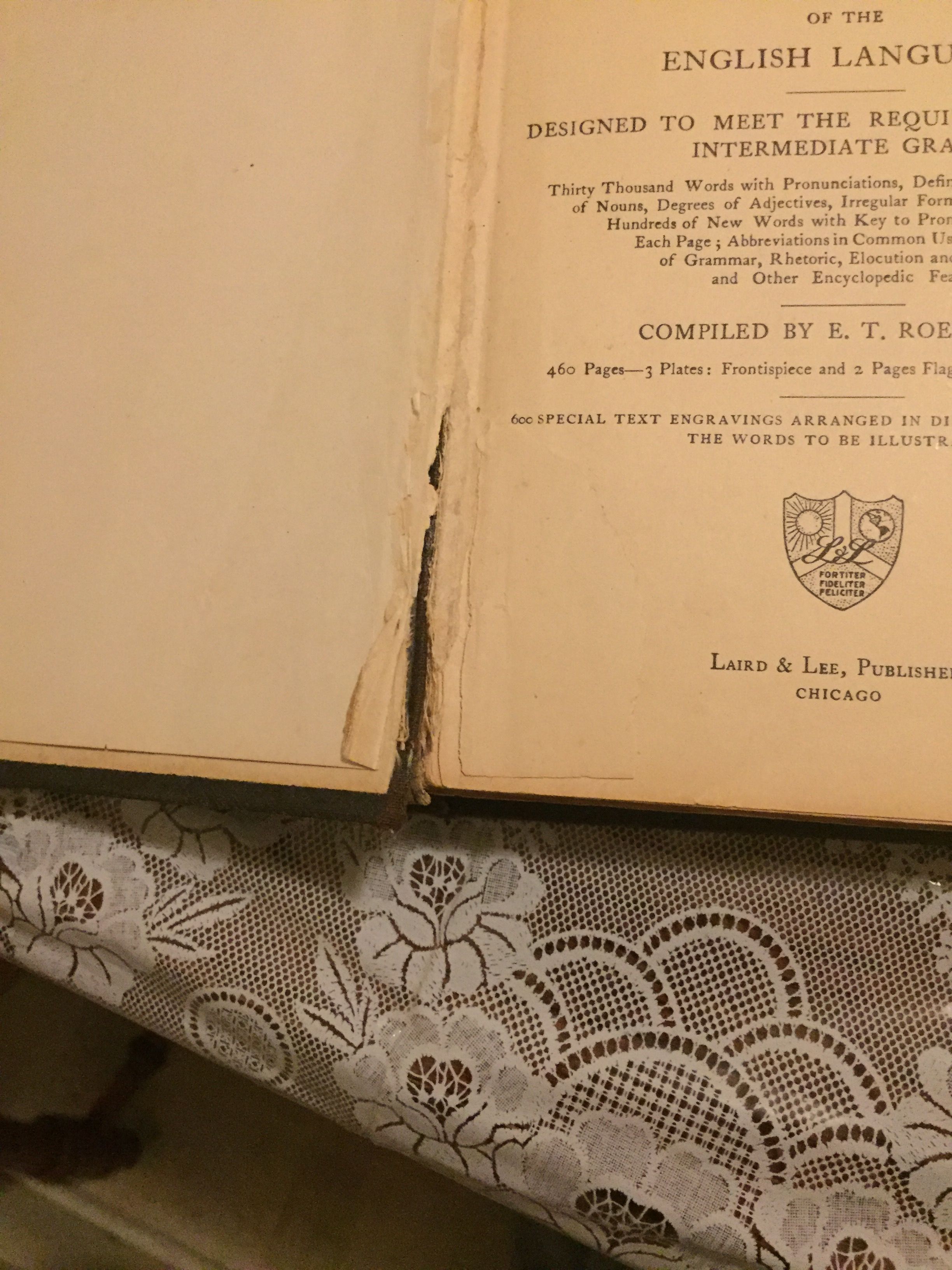 ster New Standard Dictionary by Laird&'s First Edition 1907 from Jessica's Bookshelf