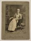 CABINET CARD PHOTOGRAPH Of Ms Mench in her Nurse's Uniform
