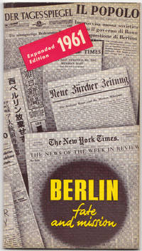 image of Berlin Fate and Mission a Vintage 1961 Cold War Propaganda Brochure
