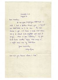 image of Three autograph notes signed, 1931-32