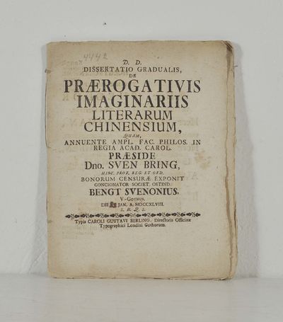 Dissertatio gradualis, de prærogativis…